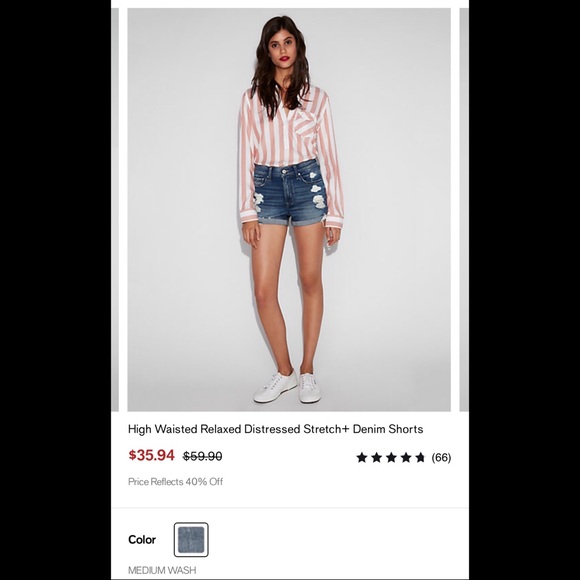 Express Pants - Express High Waisted Shorts